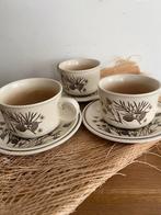 3 kop en schotels van Grindley Pinewood vintage servies,, Antiek en Kunst, Antiek | Servies los, Ophalen of Verzenden