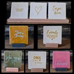 Stenen tegeltjes, keramiek tegeltje, quote tegel, Huis en Inrichting, Woonaccessoires | Overige, Landelijk by Suus, Nieuw, Ophalen of Verzenden