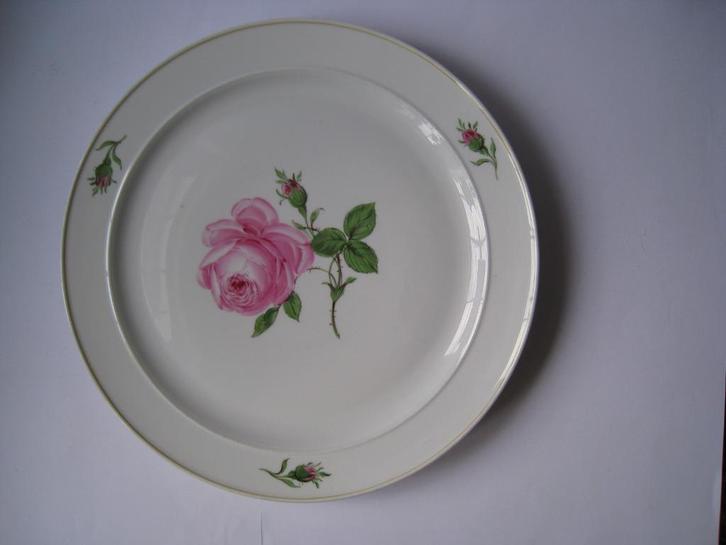MEISSEN DUBBEL BORD 29 CM  70,- - SCHAALTJE M.CHERUBIJN 90,-, Antiek en Kunst, Antiek | Porselein, Verzenden