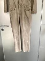 J120 Zac&Zoe maat M=38/40 skinny jumpsuit pak overall beige, Maat 38/40 (M), Beige, Ophalen of Verzenden, Zo goed als nieuw