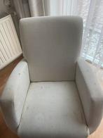 Witte fauteuils met vlekjes, Ophalen, Zo goed als nieuw, 75 tot 100 cm