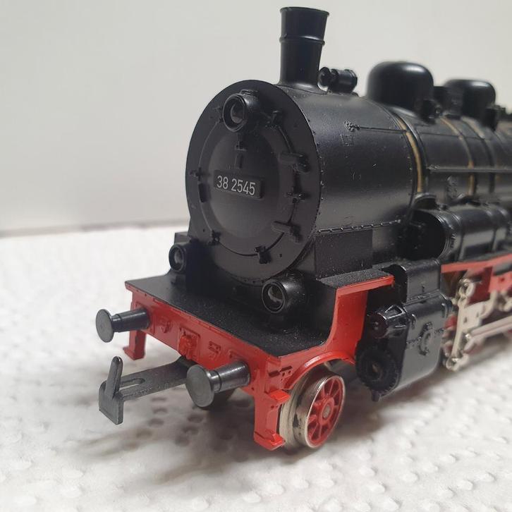 Stoomlocomotief met tender, BR 38 van Marklin digitaal in H0, Hobby en Vrije tijd, Modeltreinen | H0, Zo goed als nieuw, Locomotief