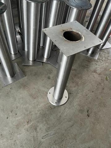 tafelpoot buis pijp rvs. 2 mm wanddikte. beschikbaar voor biedingen