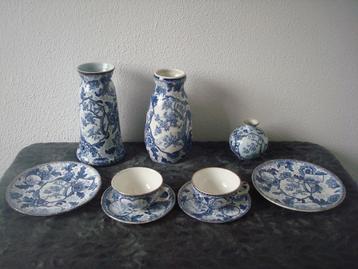 Set F.A. Mehlem/Villeroy& Boch  Bonn, Duitsland ca.1895/1900 beschikbaar voor biedingen