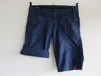 esprit play donkerblauwe korte broek short maat 34, Kort, Blauw, Ophalen of Verzenden, Zo goed als nieuw