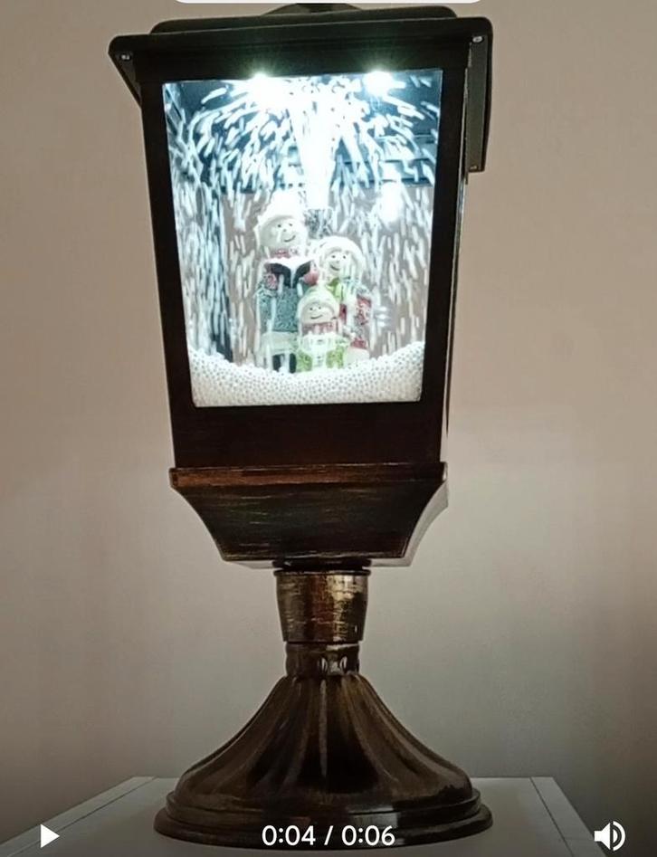 Kerstlantaarn met Sneeuw Effect, Diversen, Kerst, Ophalen