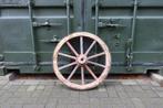 Kruiwagenwiel van hout, perfect voor decoratie, ø70 cm., Ophalen