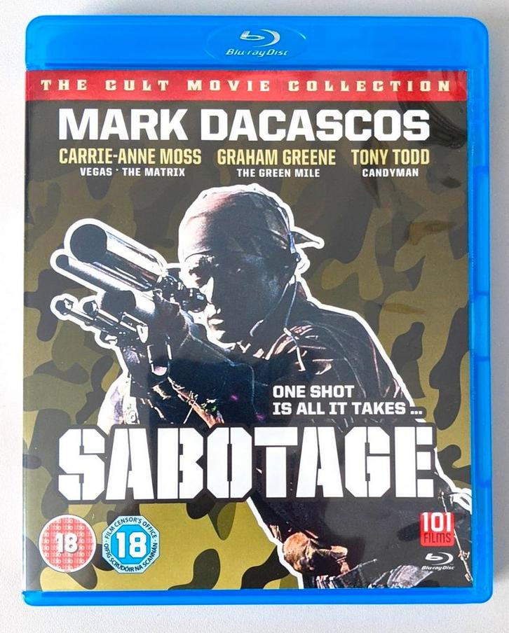 Sabotage | 1996 | Mark Dacascos, Tony Todd | 101 Films, Cd's en Dvd's, Blu-ray, Zo goed als nieuw, Ophalen of Verzenden