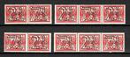 100 Nvph 356a-d guilloche ongebruikt zie de scans, Postzegels en Munten, Postzegels | Nederland, Ophalen of Verzenden, T/m 1940