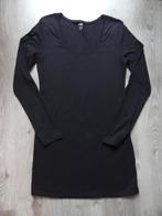 Zwarte tuniek jurk maat m, lange mouw, Maat 38/40 (M), Zwart, Zo goed als nieuw, Boven de knie
