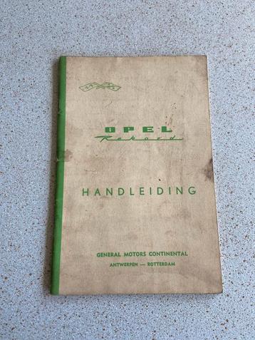 Handleiding - Opel Rekord