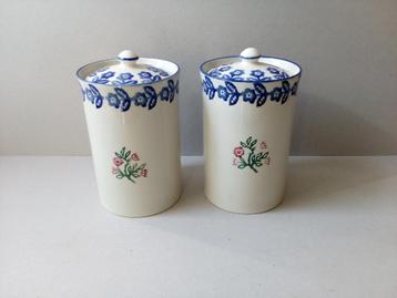 Vintage Laura Ashley Martha.Voorraad/koekjespotten.Pr.p/stuk beschikbaar voor biedingen