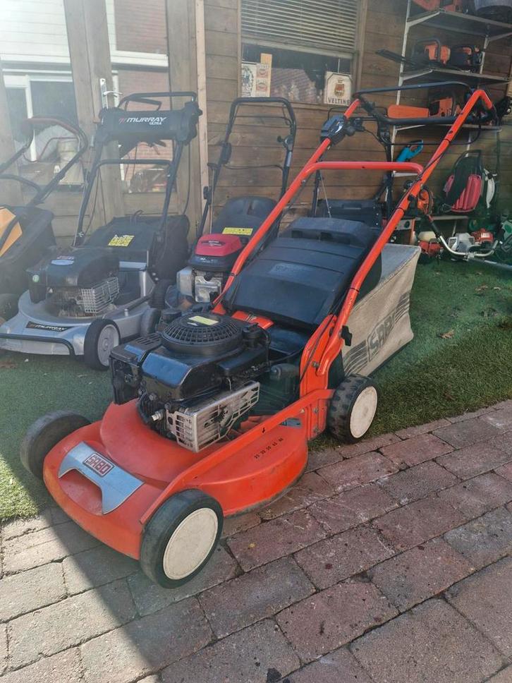 Sabo 52-a  economy met aandrijving en 52 cm breed., Tuin en Terras, Grasmaaiers, Zo goed als nieuw, 50 cm of meer, Ophalen
