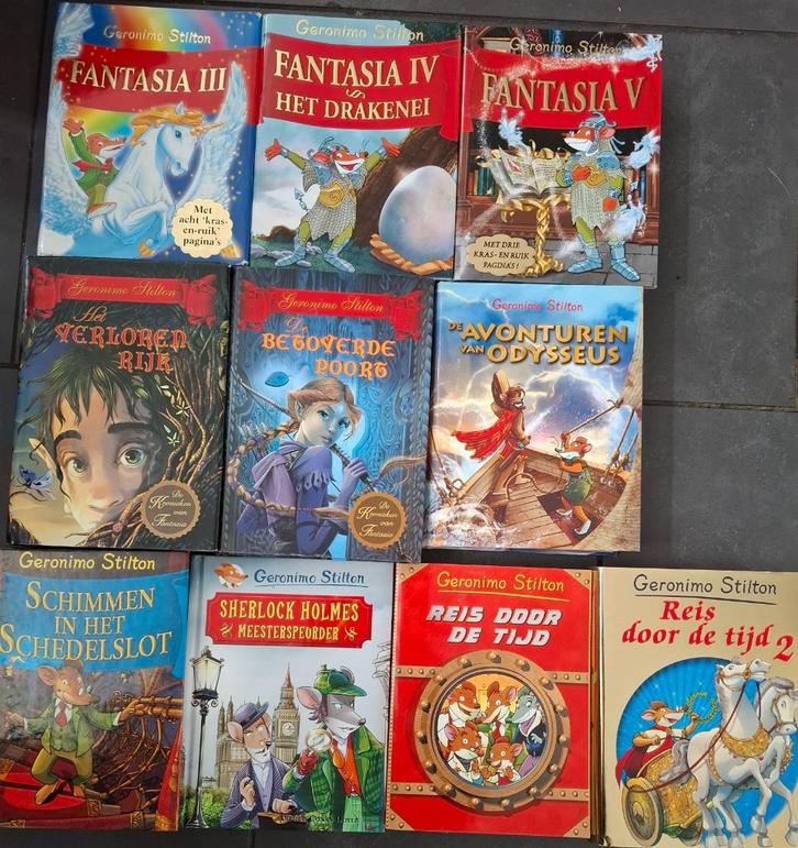 10x Geronimo Stilton oa: Fantasia + Kronieken van Fantasia, Boeken, Kinderboeken | Jeugd | onder 10 jaar, Zo goed als nieuw, Fictie algemeen
