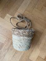 Nieuwe hangmand van zeegras en touw voor kamerplant, Overige materialen, Mand, Rond, Nieuw