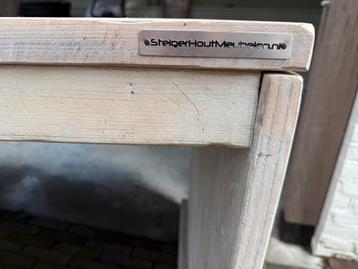 Steigerhouten Tafel/Werkbank - 180x90cm beschikbaar voor biedingen
