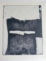 Guillaume Le Roy Prent met Gedicht Maurice Mok, 1980, Ophalen of Verzenden