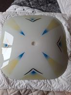 Vintage plafond lamp, Huis en Inrichting, Lampen | Plafondlampen, Ophalen, Gebruikt, Glas