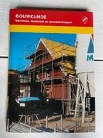 Bouwkunde studieboek Machines, materieel en gereedschappen, Boeken, Techniek, Ophalen of Verzenden, Zo goed als nieuw, Bouwkunde