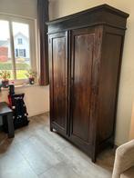 Koloniale Teak Kast, Ophalen, Gebruikt, 100 tot 150 cm, Koloniaal