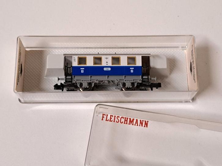 Fleischmann rijtuigje, art. 8053 K, Hobby en Vrije tijd, Modeltreinen | N-Spoor, Zo goed als nieuw, Wagon, Gelijkstroom, Fleischmann