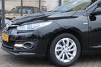 RENAULT Megane 115PK-LIMITED-124DKM-NAVI-CLIMA-CRUISE-TREKH-, Voorwielaandrijving, Stof, Gebruikt, Zwart