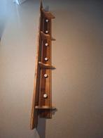 Wandrek hout wandplank porseleinen knoppen ophalen Mierlo, Zo goed als nieuw, Minder dan 100 cm, Hout, Ophalen