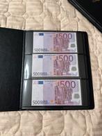 Setje van 3 x 500 Euro nieuw unc Biljetten, Postzegels en Munten, Bankbiljetten | Europa | Eurobiljetten, Ophalen of Verzenden