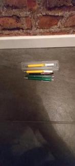 Te koop Heineken pennen 5 x met pennen doos., Verzamelen, Biermerken, Ophalen of Verzenden, Gebruikt, Overige typen, Heineken