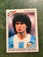 Panini plaatje Oscar Alfredo Ruggeri Argentinie WK 1986, Ophalen of Verzenden