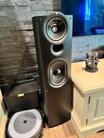 KEF Q7 zwart, Audio, Tv en Foto, Luidsprekers, Zo goed als nieuw, 120 watt of meer, Front, Rear of Stereo speakers, Ophalen