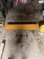 Houten Wandkapstok met Hoedenplank, Huis en Inrichting, Woonaccessoires | Kapstokken, Wandkapstok, Ophalen of Verzenden, Zo goed als nieuw