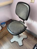 2x  hoge vintage stoelen  -werkstoel/barstoel/architectstoel, Ophalen, Metaal, Gebruikt, Twee