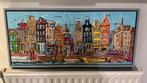 Mathias Schilder, modern schilderij Amsterdam 70/30, Antiek en Kunst, Kunst | Schilderijen | Modern, Ophalen of Verzenden