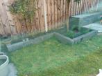 Gratis border incl zwart zand, Tuin en Terras, Gras en Kunstgras, Ophalen, Gebruikt