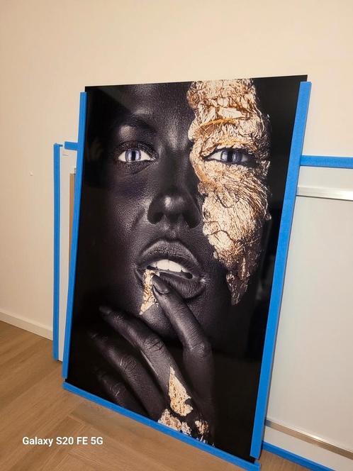 Kunstfoto Alu art Golden Eye, Antiek en Kunst, Kunst | Schilderijen | Modern, Ophalen