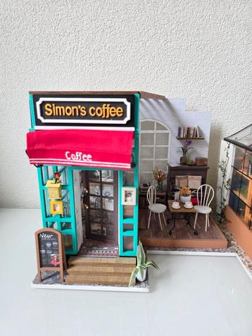 Simon’s Coffee – miniatuur koffiewinkel beschikbaar voor biedingen