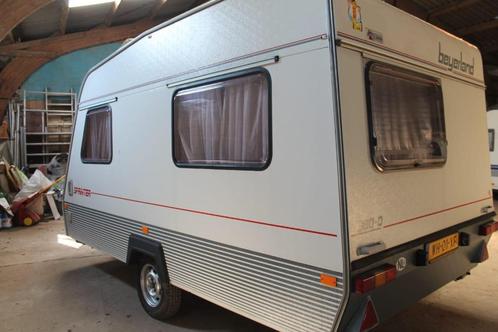 Nette caravan Beyerland Sprinter 390-D, Caravans en Kamperen, Caravans, Particulier, tot en met 4, 500 - 750 kg, Treinzit, Beyerland