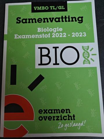 Samenvatting Examenstof Biologie VMBO TL&GL beschikbaar voor biedingen