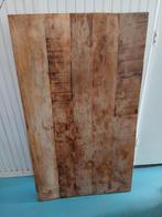 Mangohouten tafelblad 120x70, Ophalen, Zo goed als nieuw, Rechthoekig, 50 tot 100 cm