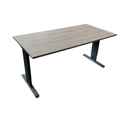 T-poot Bureau Antraciet Nieuw Blad B180xD80, Huis en Inrichting, Bureaus, Ophalen of Verzenden