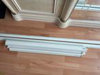 Raam Hoorn - Gordijnen/Lamellen, Huis en Inrichting, Gebruikt, 100 tot 150 cm, Wit, Ophalen of Verzenden