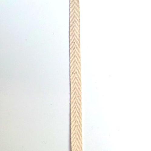5841) 5m band gebroken wit 1cm breed, Hobby en Vrije tijd, Naaien en Fournituren, Zo goed als nieuw, Lint, Band of Elastiek, Ophalen of Verzenden
