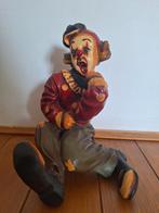 Vintage clown beeld 45 cm hoog zeer nette staat, Overige typen, Ophalen of Verzenden, Zo goed als nieuw