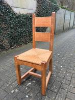 Brutalistische vintage design stoelen, Ophalen, Gebruikt, Hout, Vijf, Zes of meer stoelen