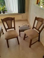 2 gratis stoelen, Twee, Bruin, Zo goed als nieuw, Hout