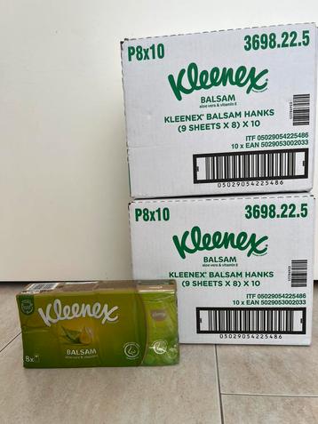 Kleenex Balsam zakdoekjes - 20x8 pakjes = 160 pakjes beschikbaar voor biedingen
