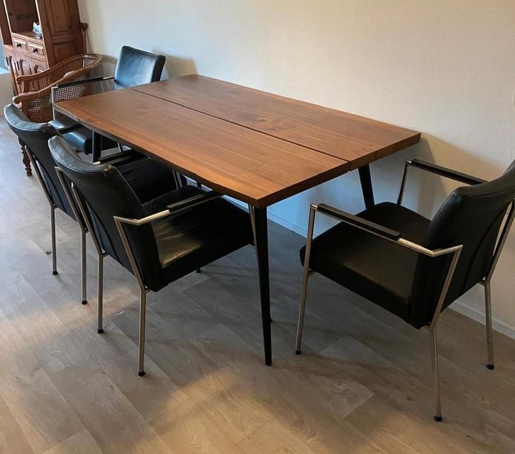 Mooie industriële eettafel, Huis en Inrichting, Tafels | Eettafels, Zo goed als nieuw, 50 tot 100 cm, 150 tot 200 cm, Rechthoekig