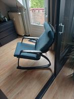 Schommelstoel - Zo Goed Als Nieuw, Huis en Inrichting, Stoelen, Hout, Blauw, Ophalen of Verzenden, Zo goed als nieuw