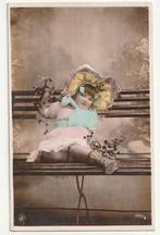 Lot 9 kaartjes thema kind Meisje, Verzamelen, Ansichtkaarten | Themakaarten, Verzenden, Voor 1920, Gelopen, Kinderen